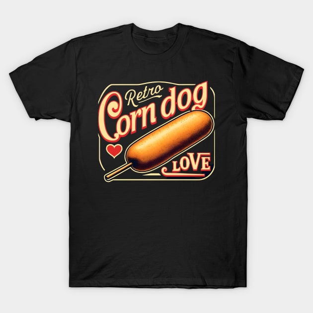 Retro corndog T-Shirt by FnF.Soldier 